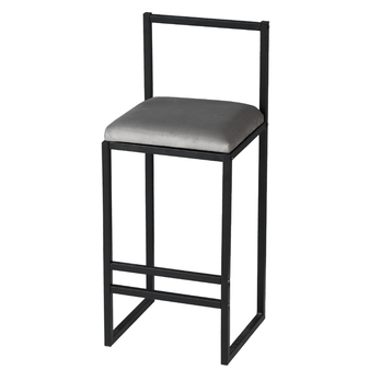 Barový set NORDIC 2 světle šedá/černá, ořech/černá 4