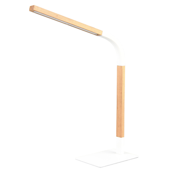 Stolní lampa NORRIS bílá/přírodní 3