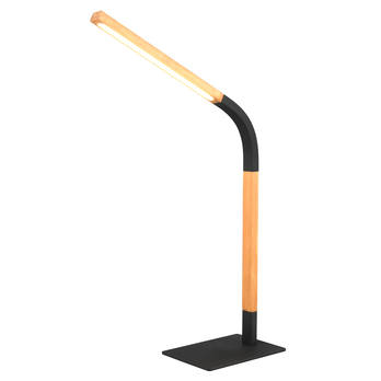 Stolní lampa NORRIS černá/přírodní 1