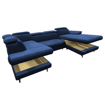 Sedací souprava NORTON III levá, modrá 2