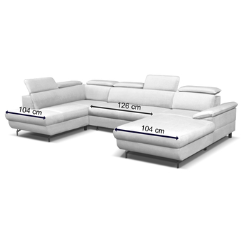 Sedací souprava NORTON III levá, modrá 4