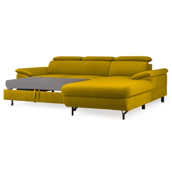 Sedací souprava NORTON pravá, žlutá 1