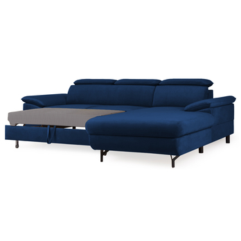 Sedací souprava NORTON pravá, modrá 1