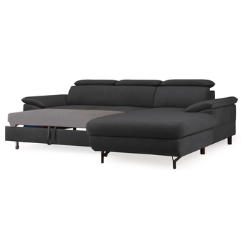 Sedací souprava NORTON pravá, antracitová 1