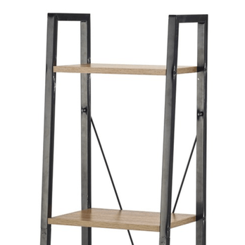 Regál NORVAK dub sonoma/černá, šířka 34 cm 1