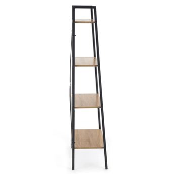 Regál NORVAK dub sonoma/černá, šířka 60 cm 1
