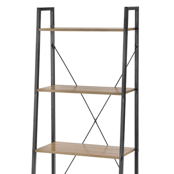 Regál NORVAK dub sonoma/černá, šířka 60 cm 2