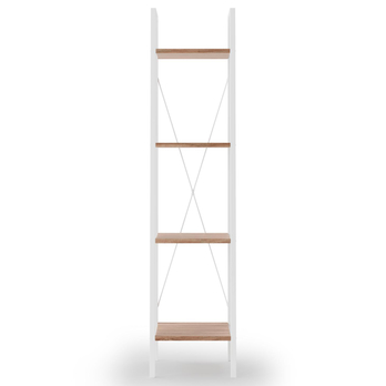 Regál NORVAK dub sonoma/bílá, šířka 34 cm 1