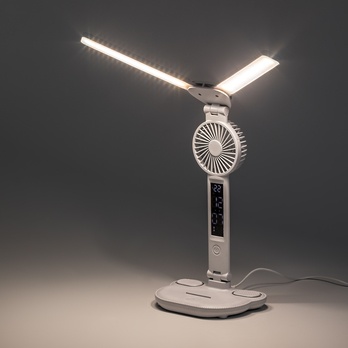 Stolní lampa NOVILO bílá 11