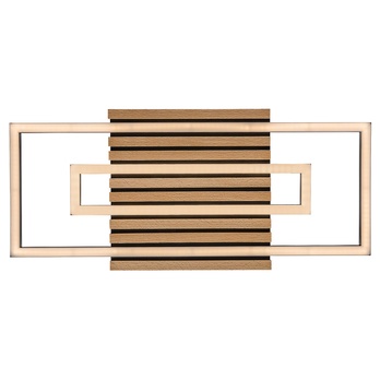 Stropní svítidlo NOXELLE 2 dub/černá, šířka 60 cm 3