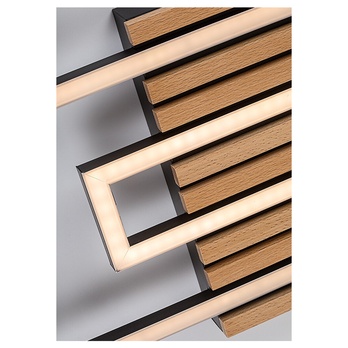Stropní svítidlo NOXELLE 2 dub/černá, šířka 60 cm 4