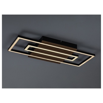 Stropní svítidlo NOXELLE 2 dub/černá, šířka 60 cm 6