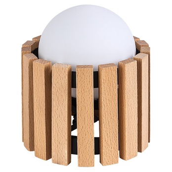 Stolní lampa NOXELLE dub/bílá 3