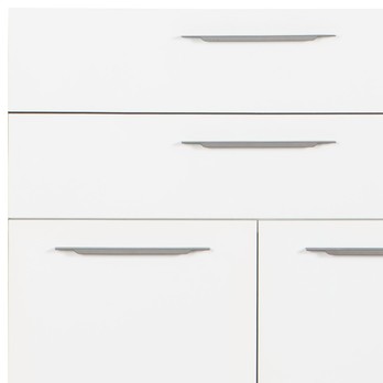 Dveře/zásuvky NUOVO bílá/vysoký lesk 2