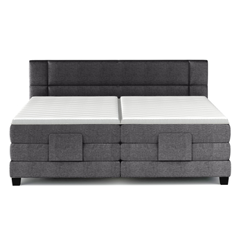 Polohovací postel boxspring NYSA antracitová, 160x200 cm 3