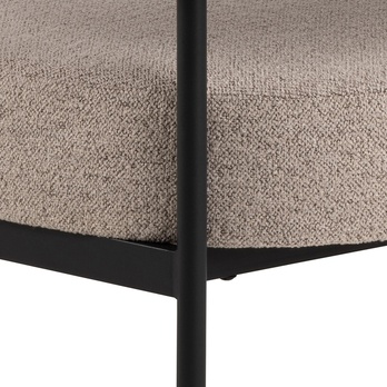 Křeslo OAKFIELD béžová/černá 8