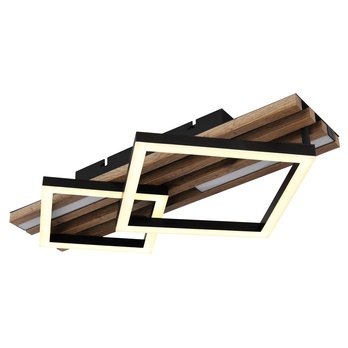 Stropní svítidlo OBRIEN 2 hnědá/černá/bílá 2