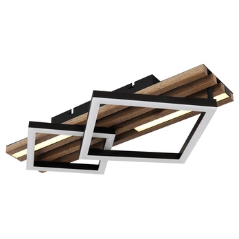 Stropní svítidlo OBRIEN 2 hnědá/černá/bílá 3