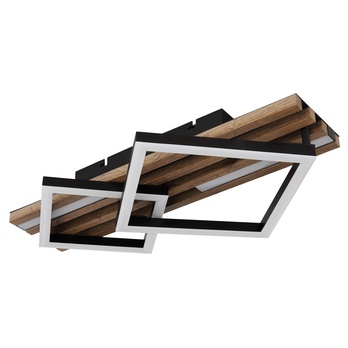 Stropní svítidlo OBRIEN 2 hnědá/černá/bílá 4