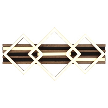 Stropní svítidlo OBRIEN 3 hnědá/černá/bílá 6