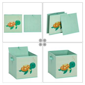 Dětské úložné boxy OCEAN vícebarevná, sada 3 ks 6