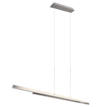 Závěsné LED svítidlo ODIO matný nikl 3