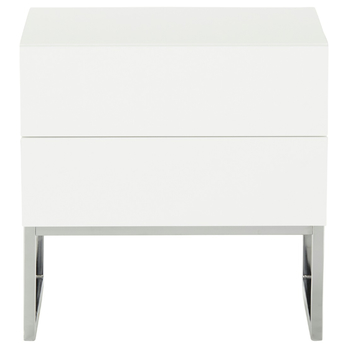 Noční stolek ODON IIS bílá vysoký lesk 5