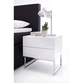 Noční stolek ODON IIS bílá vysoký lesk 1