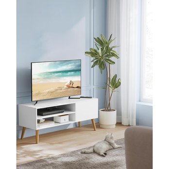 TV komoda OLAF bílá/přírodní 2