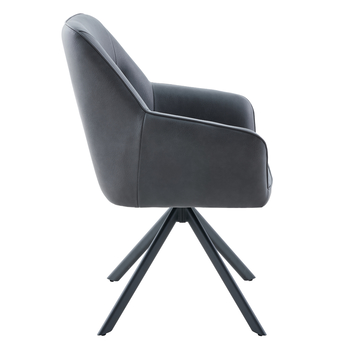 Jídelní židle OLENA antracitová 4