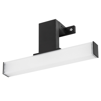 Koupelnové nástěnné LED svítidlo OLIRO černá, šířka 20 cm 3