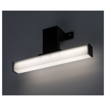 Koupelnové nástěnné LED svítidlo OLIRO černá, šířka 20 cm 5