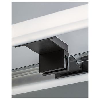 Koupelnové nástěnné LED svítidlo OLIRO černá, šířka 40 cm 6