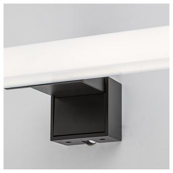 Koupelnové nástěnné LED svítidlo OLIRO černá, šířka 40 cm 7