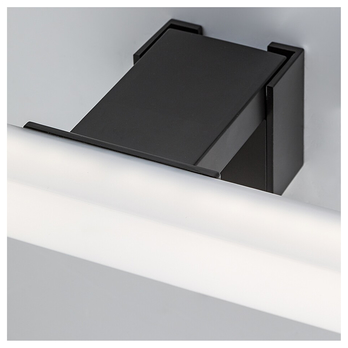 Koupelnové nástěnné LED svítidlo OLIRO černá, šířka 40 cm 10