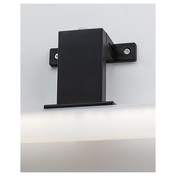 Koupelnové nástěnné LED svítidlo OLIRO černá, šířka 60 cm 9