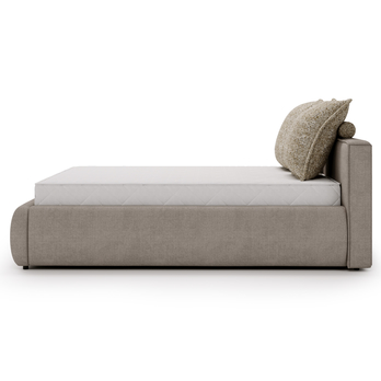 Postel s roštem OLIVE taupe, 160x200 cm 5