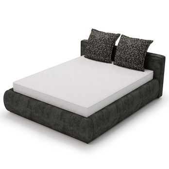 Postel s roštem OLIVE grafitová, 180x200 cm 3