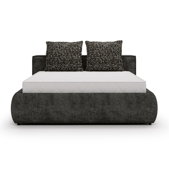 Postel s matrací  OLIVE grafitová, 140x200 cm 4