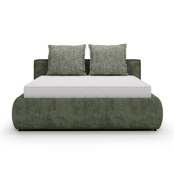 Postel s matrací  OLIVE olivová, 140x200 cm 4