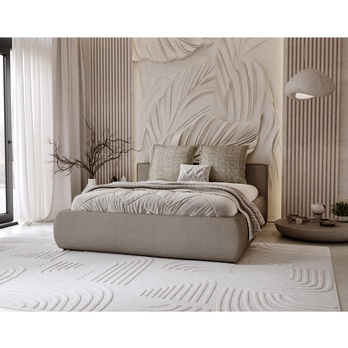 Postel s matrací  OLIVE taupe, 180x200 cm 1