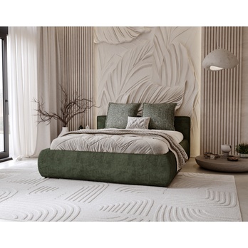 Postel s matrací  OLIVE olivová, 180x200 cm 1