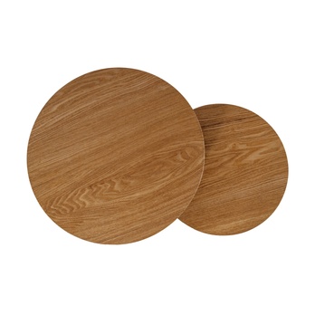 Přístavný stolek OMORU dub/černá 1