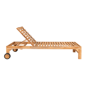Zahradní lehátko ONDURRO teak 2