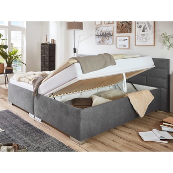 Nadrozměrná postel ONE4ALL tmavě šedá, 280x220 cm 2