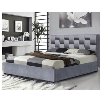 Postel s roštem ONNOBIL šedá, 160x200 cm 1