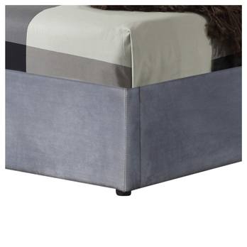 Postel s roštem ONNOBIL šedá, 160x200 cm 4