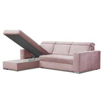 Sedací souprava OPAL MINI levá, růžová 2
