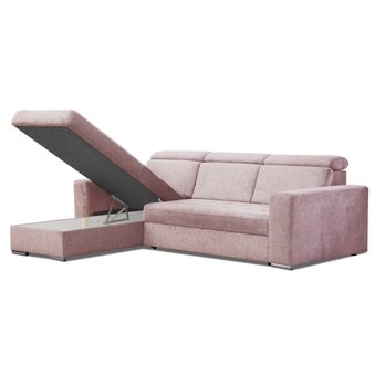 Sedací souprava OPAL MINI levá, růžová 2