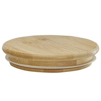 Skleněná dóza OPHELIA sklo/bambus, výška 26 cm 4